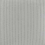INK+IVY 100% Cotton Single Euro Sham - European Square Decorative Pillow Cover, Hidden Zipper Closure (Pillow Insert NOT Included), Camila, Quilted Grey 26"x26" INK+IVY