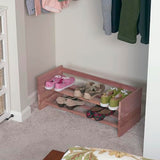 CedarFresh Stackable Cedar Shoe Rack, 29"l x 12"d x 5.5"h Household Essentials