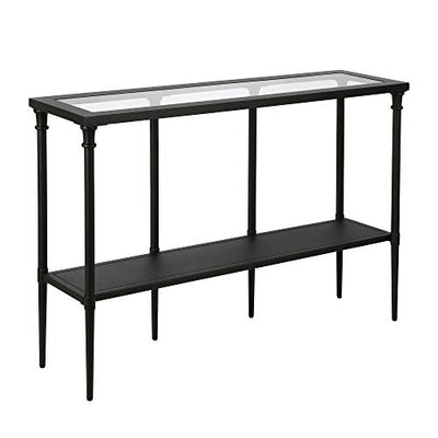 Dafna 45'' Wide Rectangular Console Table in Blackened Bronze