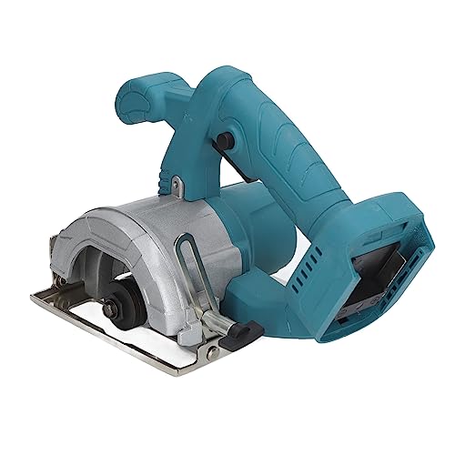 1200W Angle Adjustable Cutting Saw, Cordless Electric Circular Saw for Woodworking, 18V with ABS Material, BL1850B Battery Compatible SASKATE