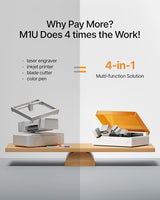 xTool M1 Ultra Laser Cutter and Engraver Machine, 4-in-1 Craft Machine with 10W (10000mW) Class I Laser Engraver, Inkjet Printing, Blade Cutting, Pen Drawing, Use on 1000+ Materials - Premium Bundle xTool