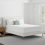 AllerEase CleanBoost Plush Knit Mattress Protector Waterproof Particle Barrier Temperature Balancing Soft Plush Comfort Machine Washable Fitted Cover with Elastic Anchor Bands Mattress Cover, Full Aller-Ease