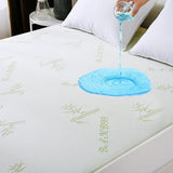 MUXHOMO Premium 100% Waterproof Queen Size Mattress Protector, Breathable Mattress Cover Queen Size Bed, Cooling 3D Air Fabric Bed Pad Cover, Deep Pocket 8"-21" MUXHOMO