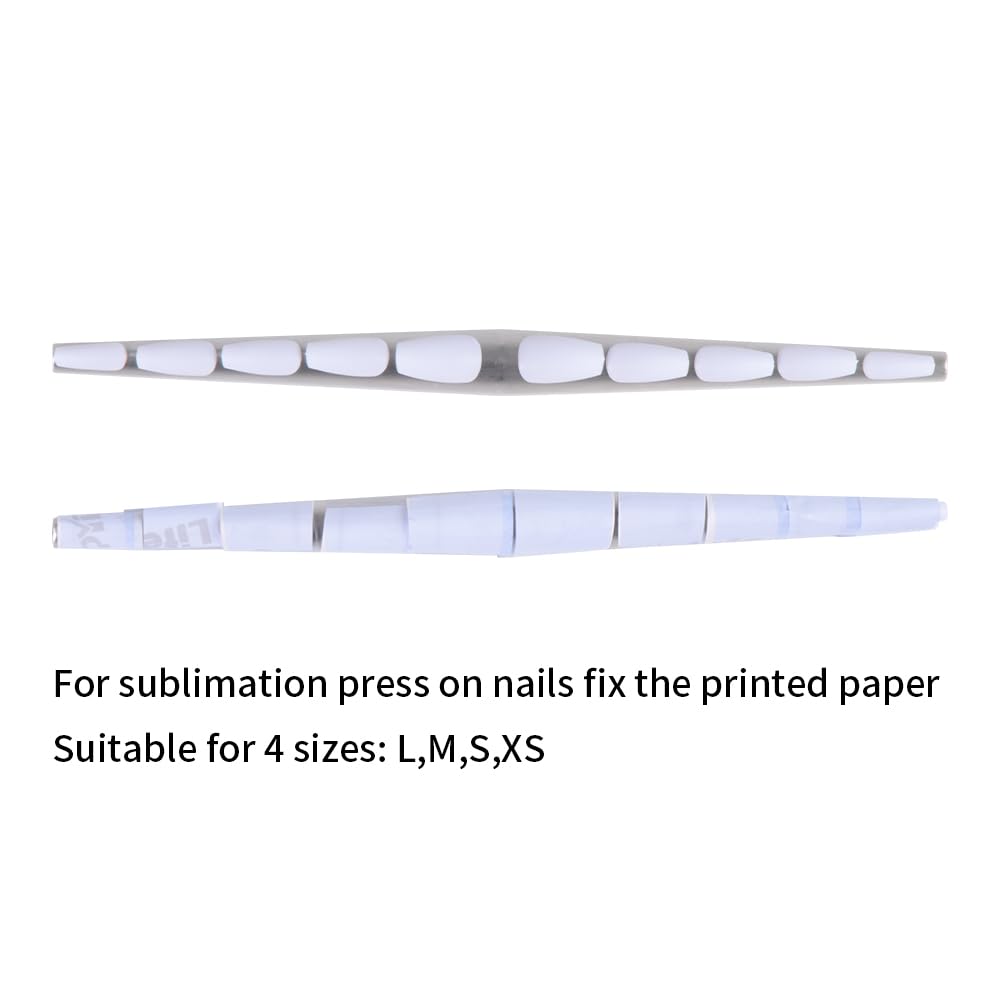 PYD Life 2 Pack 3D Sublimation Press On Nails Tools Accessories for Fix Sublimation Papers,for Sublimation Printing by 3D Vacuum Machine