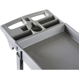 Ironton 500-Lb. Capacity 2 Tray Utility Cart, Maintenance-Free Structural Foam Construction Cargo Pushcart, Scratch Resistant, Easy to Clean Service Ironton