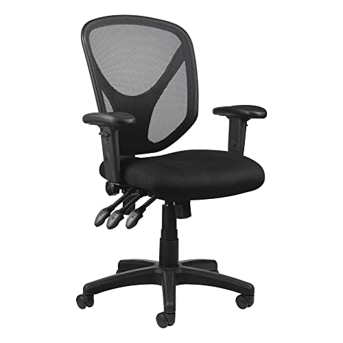 Realspace® MFTC 200 Multifunction Ergonomic Super Task Chair, Black Realspace
