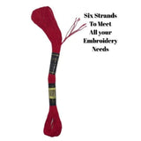 UMC STAG 12 Pieces | Premium Embroidery Thread | 100% Egyptian Cotton Premium Skeins | Cross Stitch Embroidery Floss | Oeko TEX Certified Stranded Cotton (Brown Tones) UMC STAG