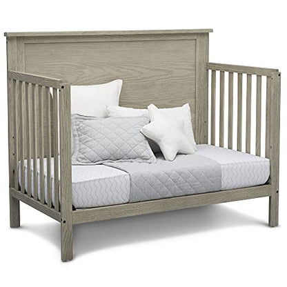 Delta Children Middleton 4-in-1 Convertible Baby Crib, Textured Limestone