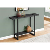 Monarch Specialties I 2861 Accent Table, Console, Entryway, Narrow, Sofa, Living Room, Bedroom, Metal, Laminate, Black, Contemporary, Modern Monarch Specialties