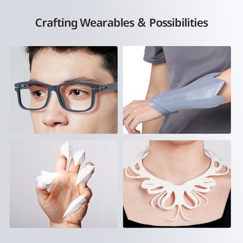 ANYCUBIC 3D Printer Resin, Odorless Standard Photopolymer Resin, High Precision and Low Viscosity, Fast UV-Curing ABS Like Resin for 8K/10K/14K LCD 3D Printing (Grey, 1kg) ANYCUBIC