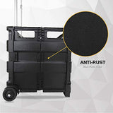 Olympia Tools 85-010 Grand Pack-N-Roll Portable Tools Carrier with Telescopic Handle, 80 Lb. Load Capacity, Black Olympia Tools