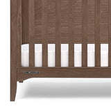Delta Children Kendall 6-in1 Convertible Crib - Converts from Baby Crib to Toddler Bed, Daybed, Sofa Bed and Full-Size Bed with and Without Footboard, Fits Full-Size Crib Mattress, Teak Brown