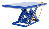Vestil EHLT-4872-4-43 Electric Hydraulic Scissor Lift Table, 4,000 lb. Capacity, 72" x 48" Platform, 7" to 43" Height Range Vestil