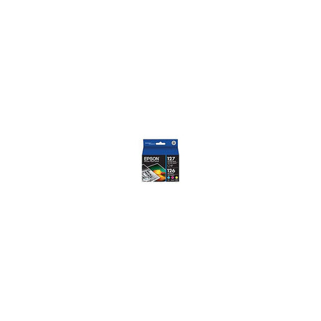 EPSON 127 DURABrite Ultra Ink Black & Color Combo Pack For NX-530, NX-625, WF-3520, WF-3530, WF-3540, WF-545, WF-60, WF-630, WF-633, WF-635, WF-645, WF-7010, WF-7510, WF-7520, WF-840, WF-845 Epson