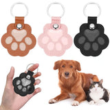 Hpmjz 3 Pcs Dog Hair Collector Keychains Paw Print Keychain Pet Memorial Gifts Cute Leather Hair Keepsake Keyring Pet Fur Storage Keychain for Collecting Bag Purse Paw Charm Key Holder Christmas
