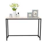 HOMERECOMMEND Console Table for Entryway Narrow Sofa Tables Entryway Table Rustic Narrow Entrance Console Tables Front Door Console Table Accent Table for Living Room Corridor Hallway White Oak HOMERECOMMEND