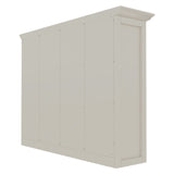 OSCHF Wooden Cube Bookcase with Base - Modern 3 Tiers Floor Standing Open Shelf Cabinet for Home and Office, 12-Cube Lattice Bookshelf, Warm White OSCHF