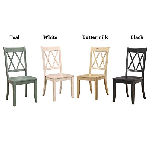 Homelegance Dining Chair (Set of 2), Teal Homelegance