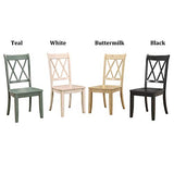 Homelegance Dining Chair (Set of 2), Teal Homelegance