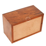 HIND HANDICRAFTS Rosewood Top Engraved Wooden Cremation Urns for Human Ashes Adult - Handcrafted Funeral Memorial Ashes Urn - Columbarium Urn (Celtic Hind Handicrafts