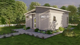 Generic Tiny House Plan 26x20-520 Sqft Cabin Cottage Layout Blueprint Small Home Design