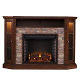 Redden Corner Convertible Electric Media Fireplace Furniture HotSpot