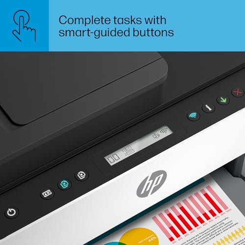 HP Smart -Tank 7301 Wireless All-in-One Cartridge-free Ink Printer, up to 2 years of ink included, mobile print, scan, copy, automatic document feeder (28B70A), Gray HP
