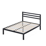 ZINUS Mia Metal Platform Bed Frame with Headboard, Wood Slat Support, No Box Spring Needed, Easy Assembly, Queen Zinus