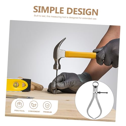 SKISUNO Internal External Caliper Measuring Tool Accurate Caliper for Wood Turning Lightweight and Portable Measuring Gauge for Wood Lathe Projects Precision Measurement SKISUNO