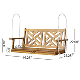 Christopher Knight Home Alejandro Porch Swing, Teak Christopher Knight Home