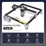 LASER TREE 5W Laser Engraver, 5000mW High Precision Laser Engraving Machine, Eye Protection, 12×12” Work Area, Class 4 Laser Cutter & Etcher for Wood, Metal, Acrylic, Leather DIY Craft LASER TREE