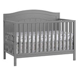 Oxford Baby North Bay 4-in-1 Convertible Baby Crib, Dove Gray, GreenGuard Gold Certified Oxford Baby