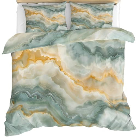 YFIOYI Wall Comforter Set, Minimalist Bedding Set, Calm Decorative 3 Piece Bedding Set with 2 Pillow Shams, with Zipper（King Single） YFIOYI