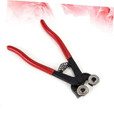 HOUDERCO 1pc Mosaic Glass Tile Cutter Pliers Trimmer Laminate Clippers Stick Tile Tiles Tile Stickers Small Tile Cutter DIY Manual Round Pliers Stainless Steel Cutter Pliers HOUDERCO