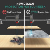Puikos Honeycomb Laser Bed 400 x 400 mm Working Table for XTool D1 /D1 Pro and Most Engraver Cutting Machine,Engraver Machine Accessories Fast Heat and Smoke Dissipation(Working Area 400 ×400 mm) Puikos