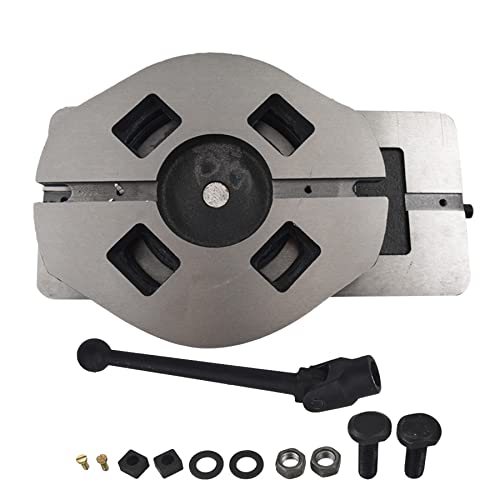 marddpair Heavy Duty Milling Vise 4 Inch 360 Degree Swiveling Base Accuracy Mill Vise Fit for Milling Shaping and Drilling Machines marddpair