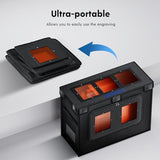 LONGER Laser Engraver Enclosure with Vent, 28.8x15x21.6 inches Laser Cutter Machine Protective Cover for Most Laser Engraving Machine Insulates Against Smoke and Odor Noise Reduction Eye Protection Longer