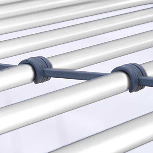 Walker Edison Timothee Urban Industrial Metal Twin over Loft Bunk Bed, Twin Size, White Walker Edison