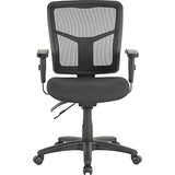 Lorell, LLR86201, ErgoMesh Series Managerial Mid-Back Chair Lorell