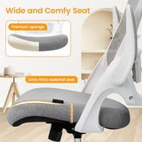 NEO Chair Ergonomic Office Desk Chair High Back Computer Gaming Mesh Chair with Comfy Task Adjustable Arms Lumbar Support Headrest Swivel for Home Office (Grey) NEO CHAIR