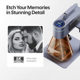 LaserPecker LP4 (Deluxe) Dual Laser Engraver for Almost All Materials, 10W Diode + 2W IR Dual Laser Engraver 240000mm/min High Speed Ultra Precise Laser Engraver for Metal Leather Wood Acrylic LaserPecker