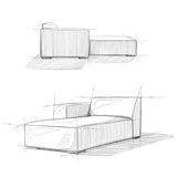 SIMPLIHOME Rex Left Chaise Sofa Module in Full-Grain Genuine Leather, Caramel Brown, 44-inches W x 69.5-inches D, Handcrafted Modern-Style Left-Arm Chaise Lounge Chair for Living Room SIMPLIHOME