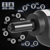 Minova 18V Brushless Rivet Gun, Battery Cordless Rivet Tool Compatible with Stainless Steel Rivets, Bare Machine Automatic Rivet Recoil with MWK Battery Converter, Portable Carrying Case Minova