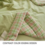 RDIAYDN Quilted Bedspread Double Single, Summer Duvet for Double Bed, Lightweight Summer Quilted Comforter Soft and Breathable for All Seasons (I,220 x 240 cm) RDIAYDN