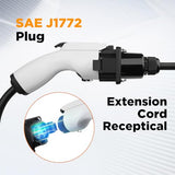 BESENERGY EV Charger Extension Cable 40 Amp 20ft Charging Cord for Electric Vehicle 220V-240V Compatible All SAE J1772 Chargers BESENERGY