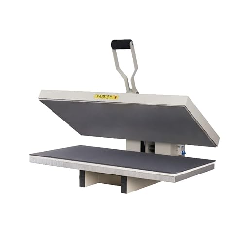 16x32 Large Format Manual Heat Press Machine 110V 2600W, Heavy-Duty Professional High Pressure Heat Transfer for T-Shirts Mouse Pads License Plates, Sublimation, Htv, and More (Grey) Impels