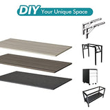 Kaboon Rustic Wood Table Top 60 Inch, One-Piece Wood Desktop for Sit Stand Desk, DIY Desk for Home or Commercial Use, Rectangular, 1 inch Kaboon