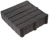 Multy Industries Multy Home MT5100057 6-Pack Deck and Balcony Tile, 12 by 12-Inch, Slate Multy Industries, Inc