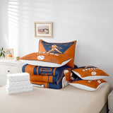 Feelyou Baseball Full Comforter Set with Sheets for Kids Boys Girls Houston 7 Pieces Bedding Set Baseball City Bed in a Bag Sports Game Room Decor Soft Lightweight Microfiber Feelyou