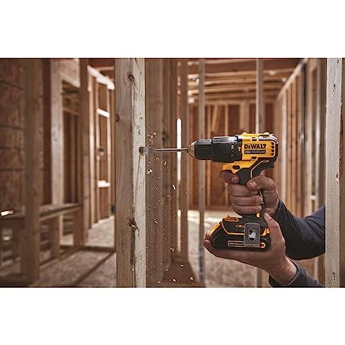 DEWALT ATOMIC 20V MAX* Hammer Drill, Cordless, Compact, 1/2-Inch, Tool Only (DCD709B) DEWALT